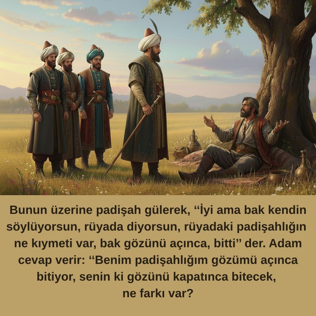Rüyadaki padişahlığın ne kıymeti var (3)
